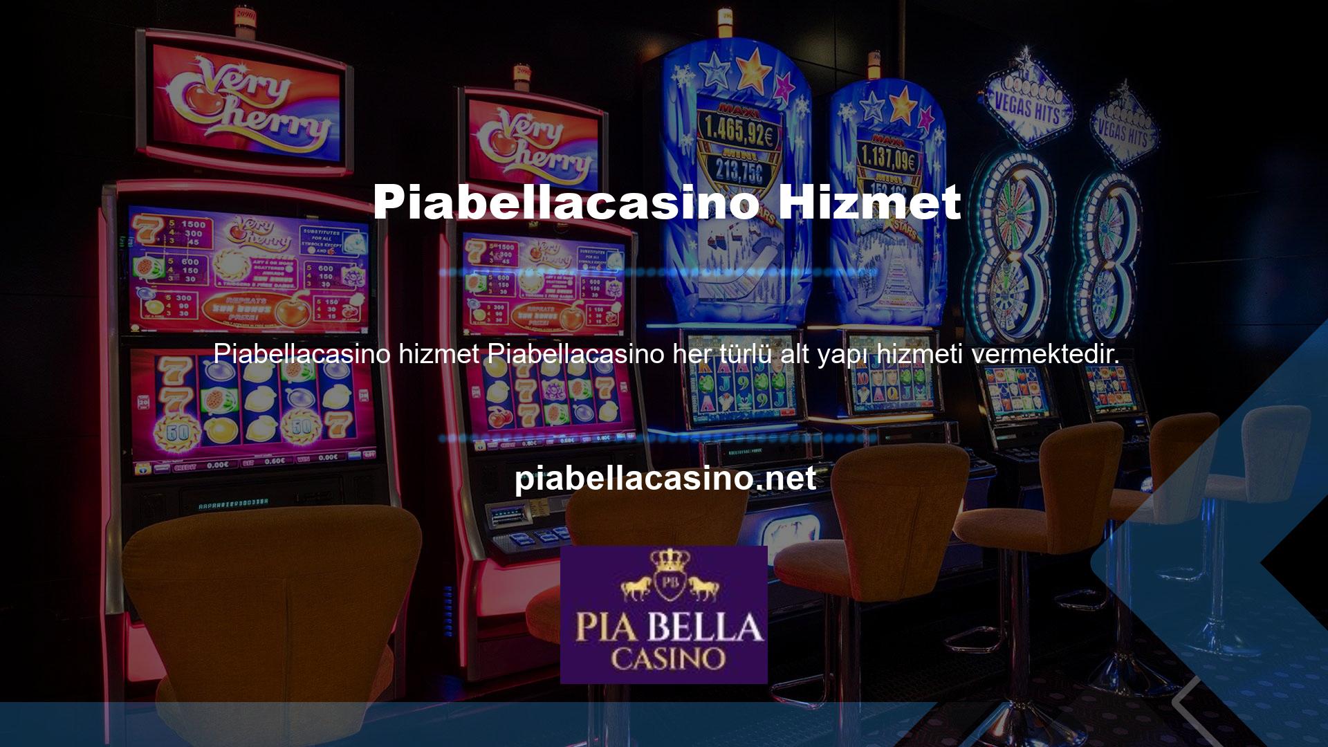 Piabellacasino Canlı Casino ve diğer casino oyunlarında herhangi bir gecikme veya takılma yaşamazsınız