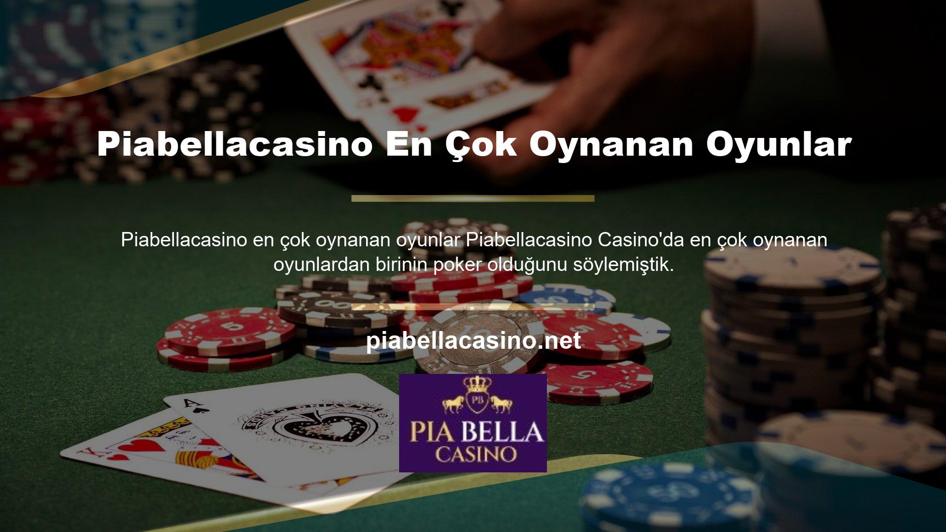 Poker türleri arasında Türk pokeri oyun tutkunlarının favorileri arasında yer alıyor
