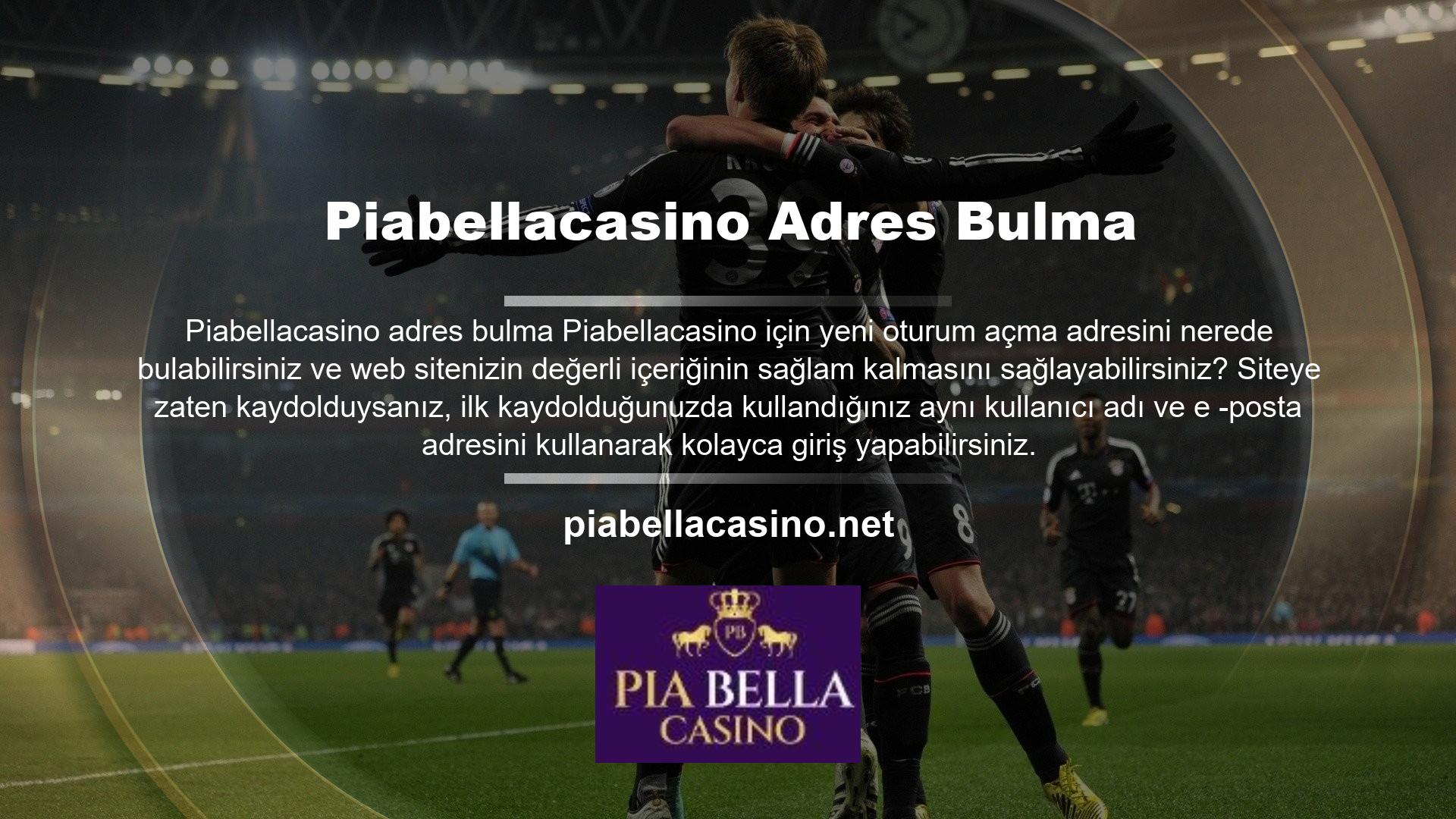 Güvenilir ve lisanslı bir site arıyorsanız, yeni adresinizden üye olabilirsiniz
